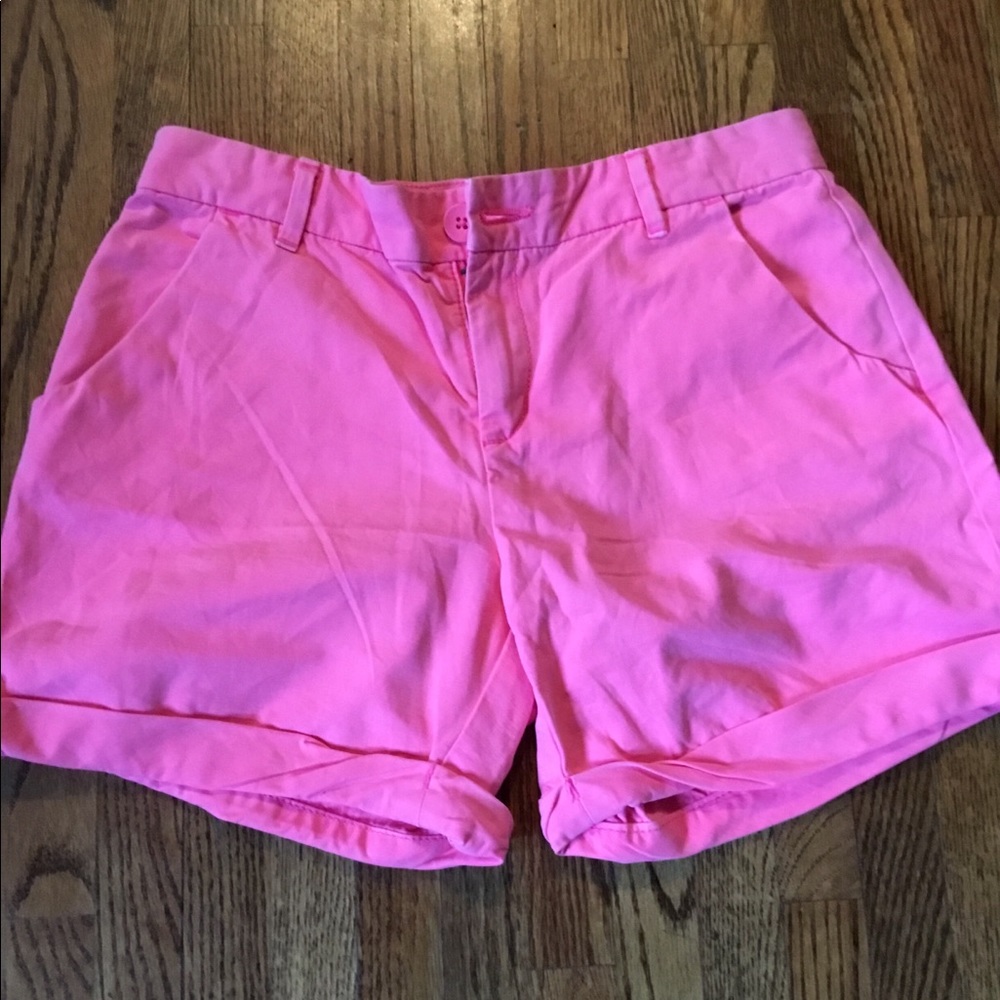GAP hot pink midi shorts size 14